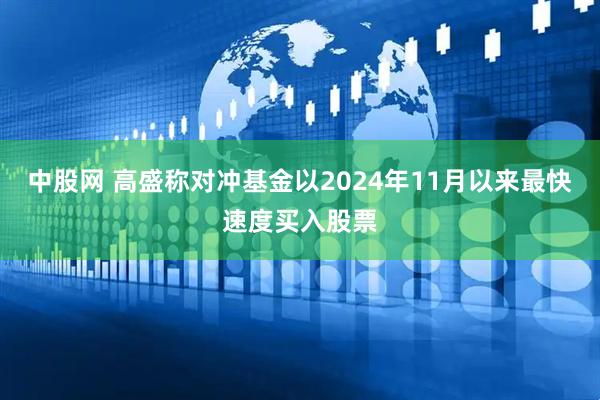 中股网 高盛称对冲基金以2024年11月以来最快速度买入股票
