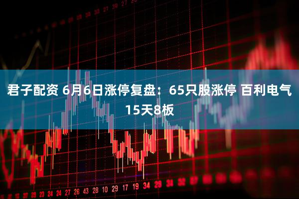 君子配资 6月6日涨停复盘：65只股涨停 百利电气15天8板