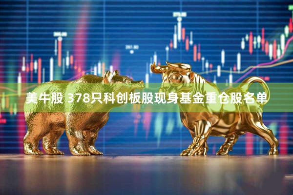 美牛股 378只科创板股现身基金重仓股名单