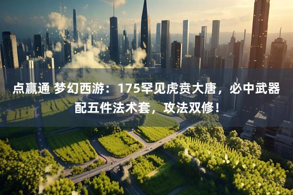 点赢通 梦幻西游：175罕见虎贲大唐，必中武器配五件法术套，攻法双修！