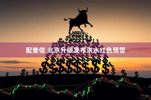 配查信 北京升级发布洪水红色预警