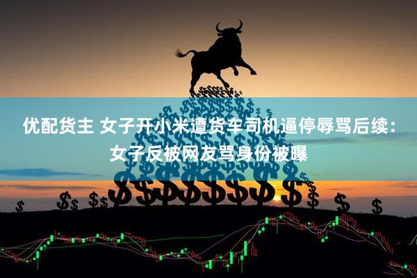 优配货主 女子开小米遭货车司机逼停辱骂后续：女子反被网友骂身份被曝