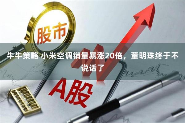 牛牛策略 小米空调销量暴涨20倍，董明珠终于不说话了